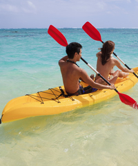 Canoeing on the gulf